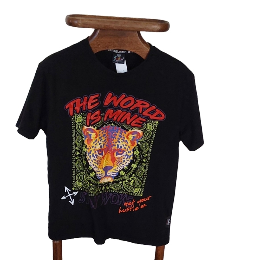 SWITCH REMARKABLE LIMITED EDITION‎ BLACK GRAPHIC MEN'S  T-SHIRT